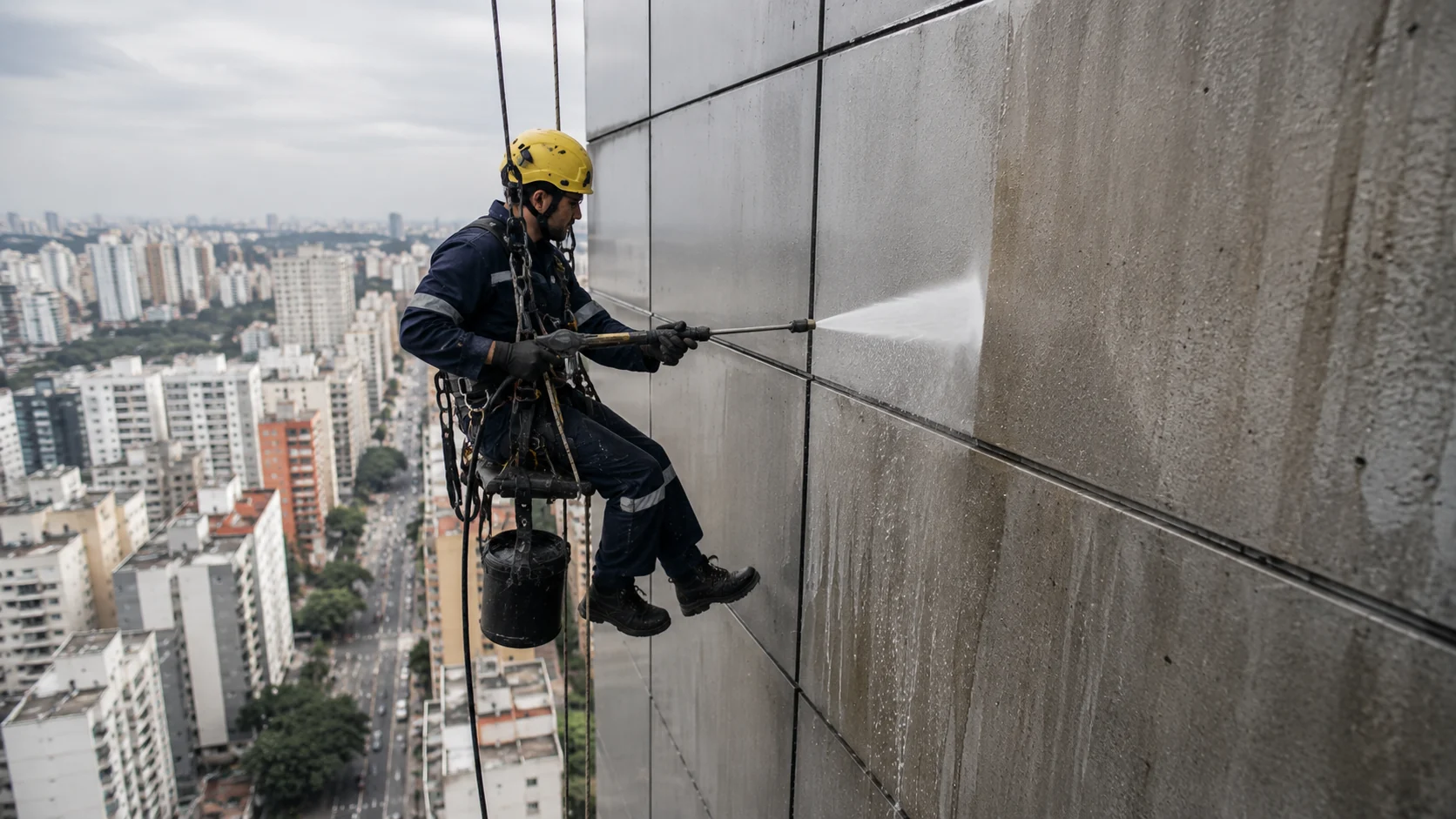 Facade Cleaning and Maintenance — during
